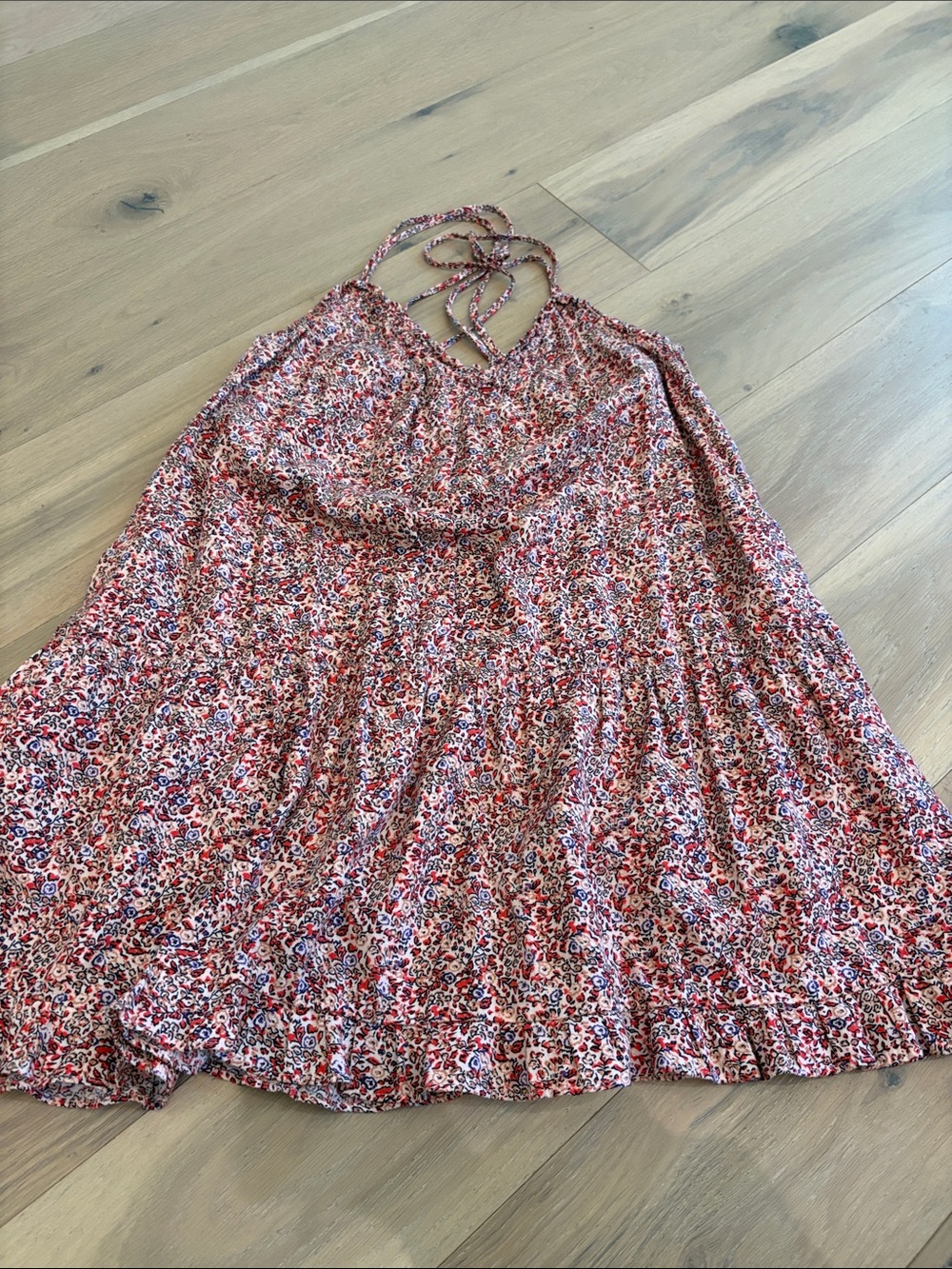 Universal Thread Red Floral Mini Dress
